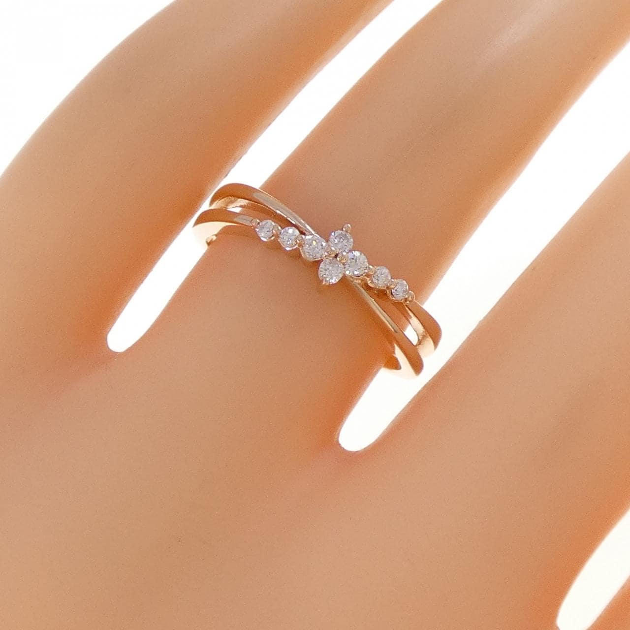 K10PG ダイヤモンド リング 0.12CT