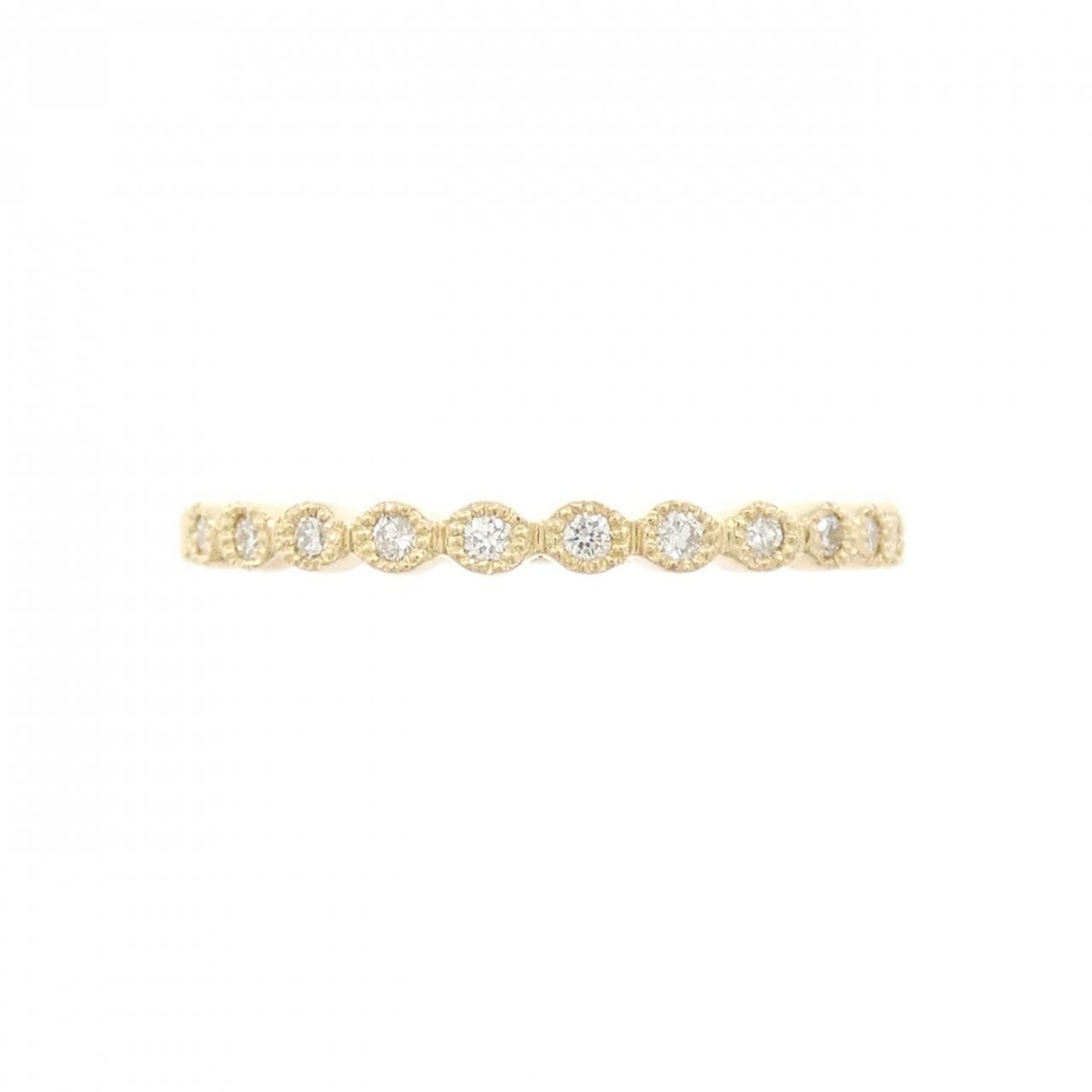 【リメイク】K18YG ダイヤモンド リング 0.10CT