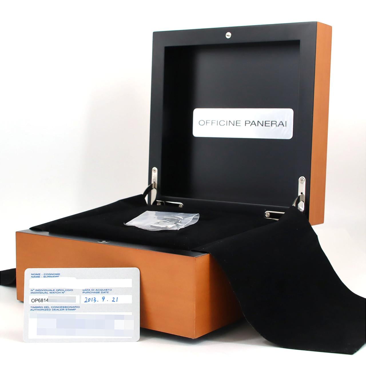 【ノーメンテナンス還元価格】パネライ ラジオミールGMTアラーム PAM00355 SS 自動巻