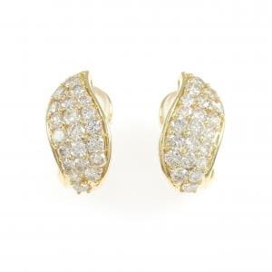 750YG/750WG ダイヤモンド ピアス 2.35CT