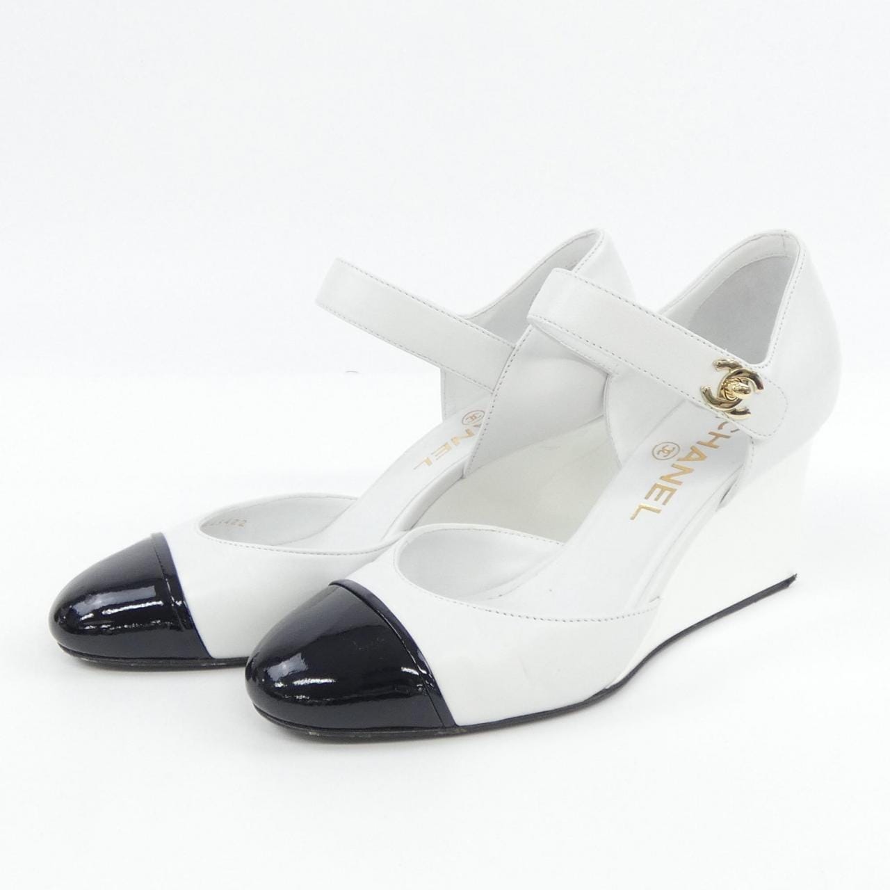 シャネル CHANEL メリージェーン MARY JANES ターンロック G45422B15244 シューズ