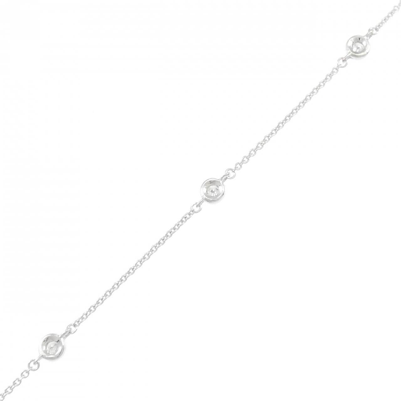 K18WG ダイヤモンド ブレスレット 0.16CT