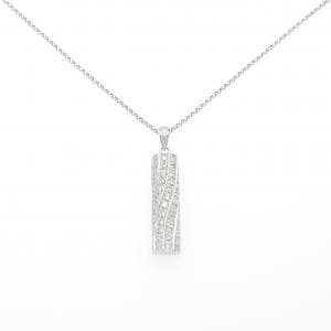 K18WG ダイヤモンド ネックレス 0.71CT