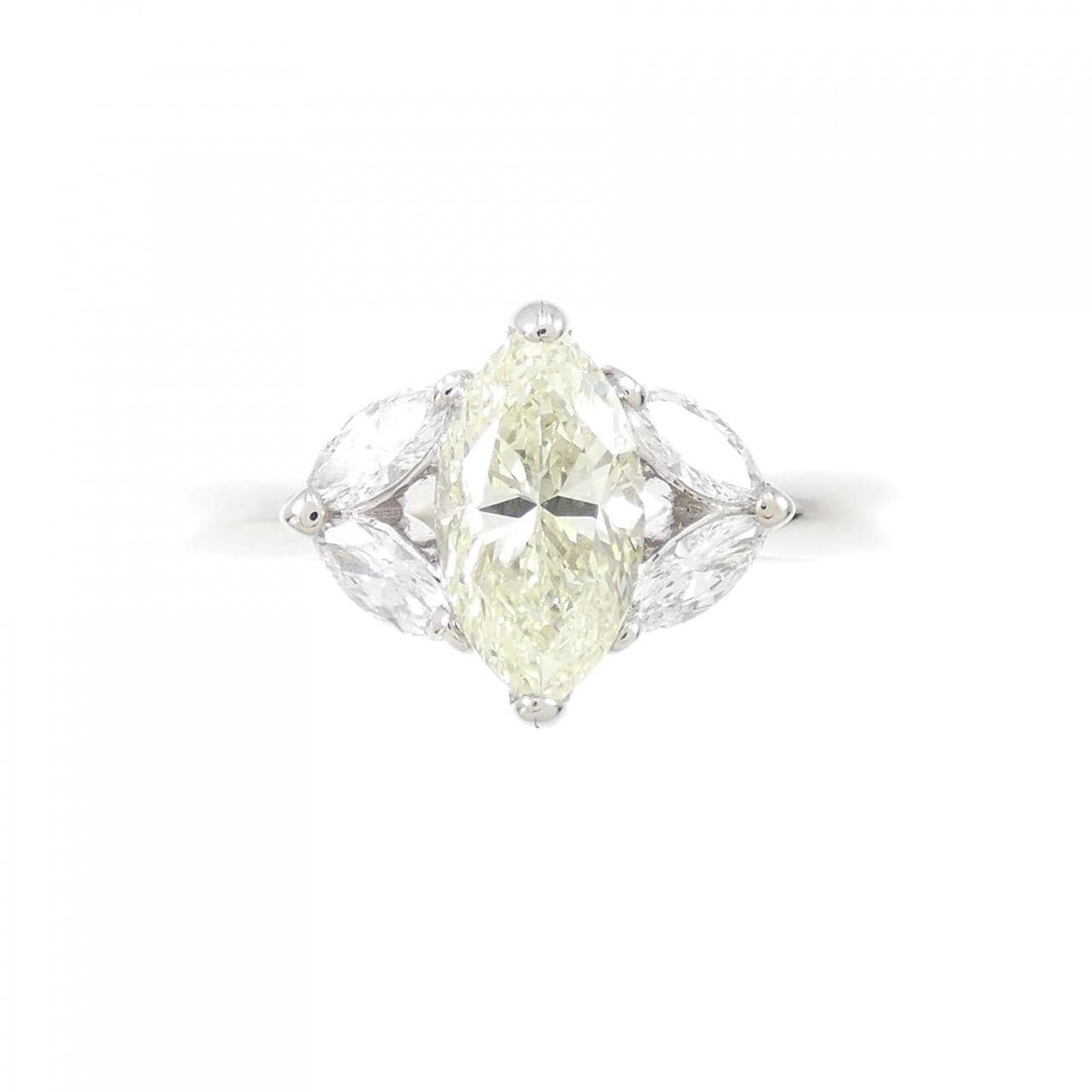 PT Diamond Ring 1.195CT M VS2 Marquise Cut