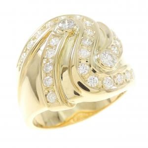 K18YG ダイヤモンド リング 0.71CT