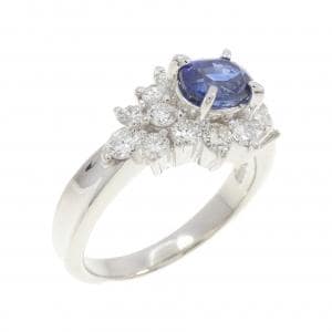 PT サファイヤ リング 0.67CT