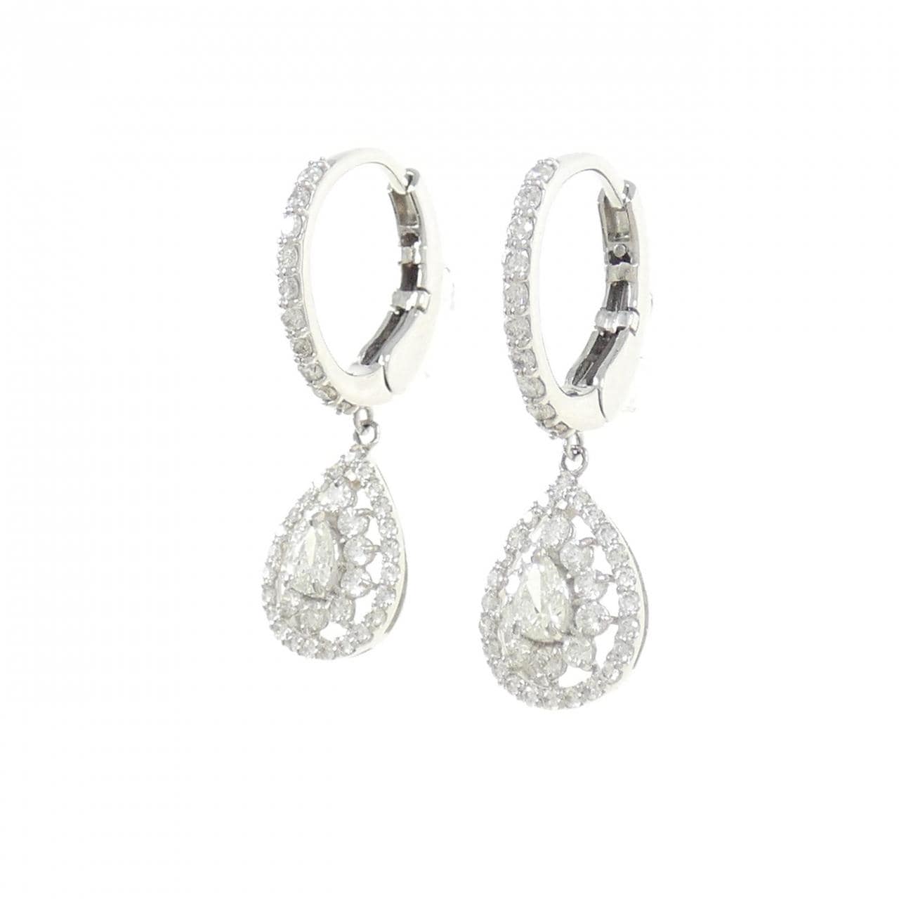 【新品】PT900 ダイヤモンド ピアス 0.86CT
