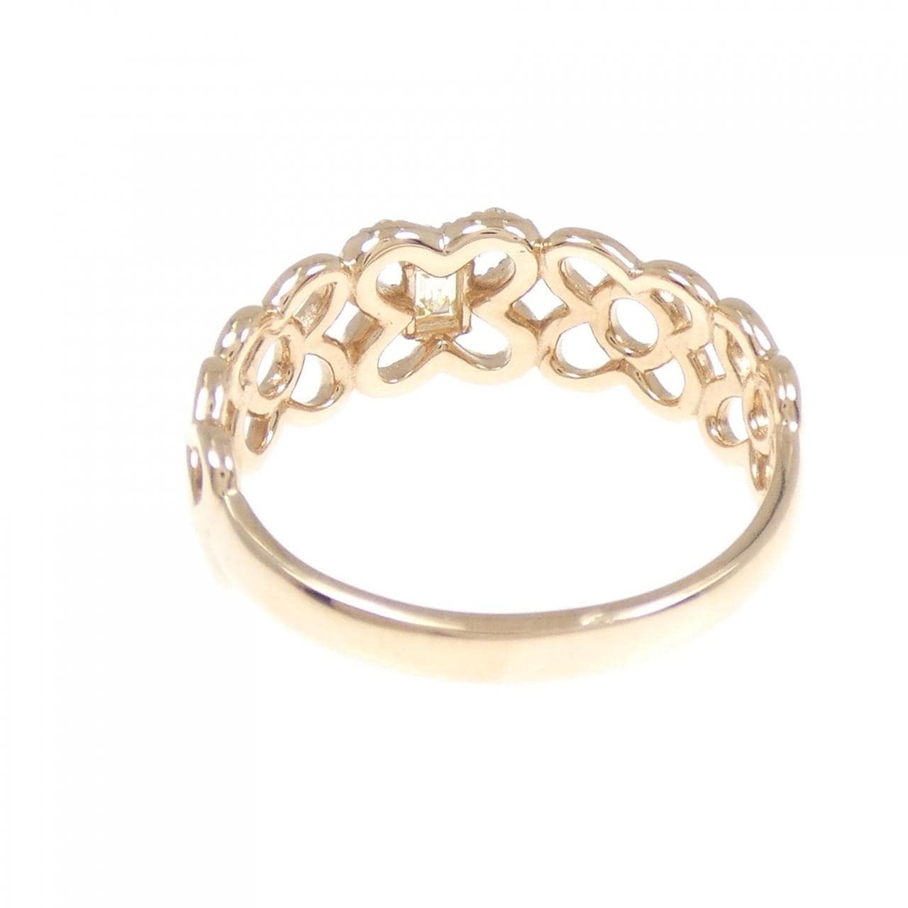 【新品】K18PG ダイヤモンド リング 0.15CT