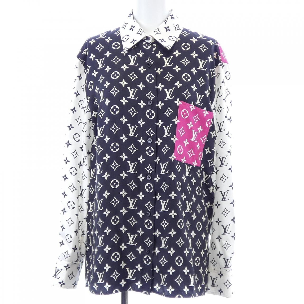 LOUIS VUITTON Fuchsia Accent 男士襯衫 FNBL16NU1