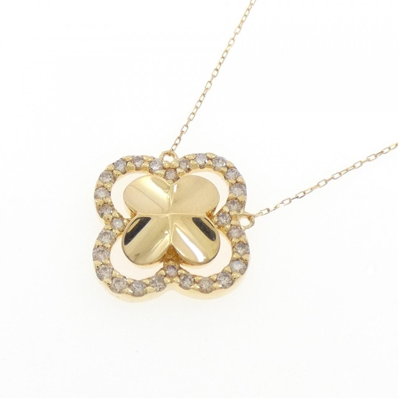 K18YG ダイヤモンド ネックレス 0.40CT