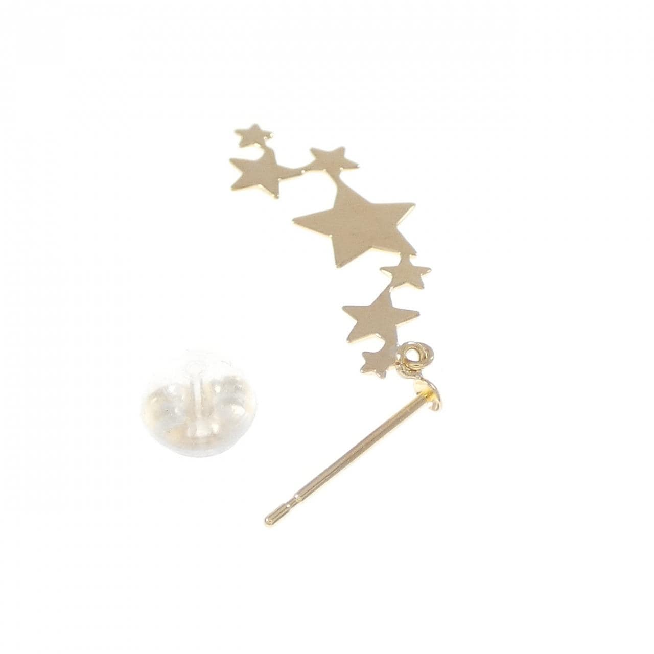 K18YG スター ピアス 片耳