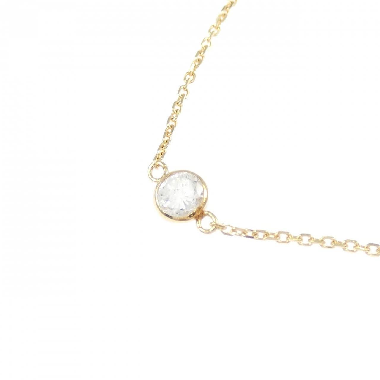 K18YG ダイヤモンド ネックレス 0.50CT