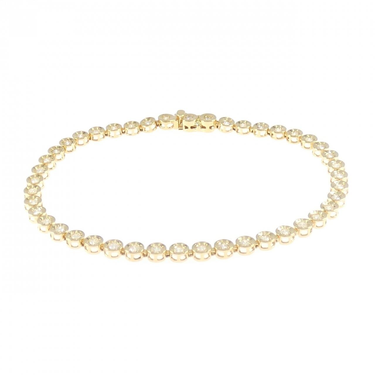 K18YG ダイヤモンド ブレスレット 1.00CT