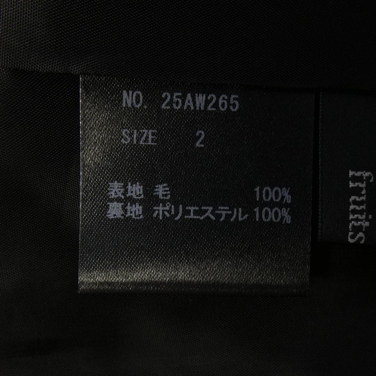 FRUITS OF LIFE 25AW265 ジャケット