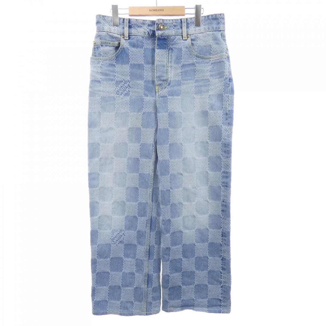 ルイヴィトン LOUIS VUITTON ダミエデニムスケートパンツ HSD48WGRT ジーンズ