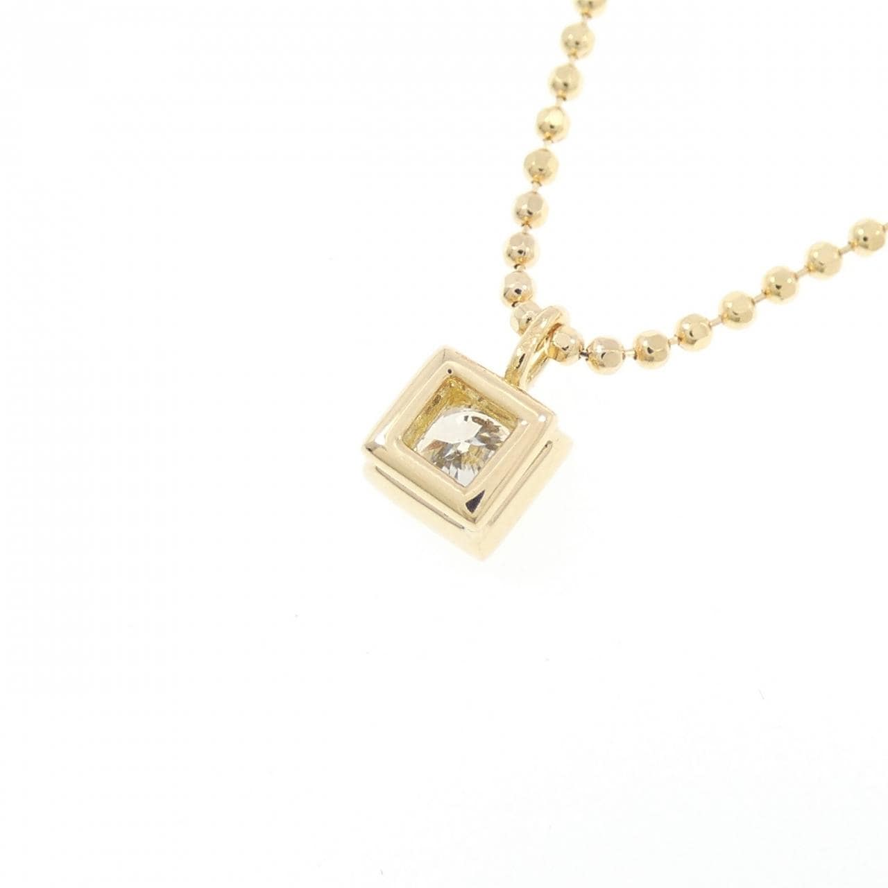 K18YG ダイヤモンド ネックレス 0.17CT