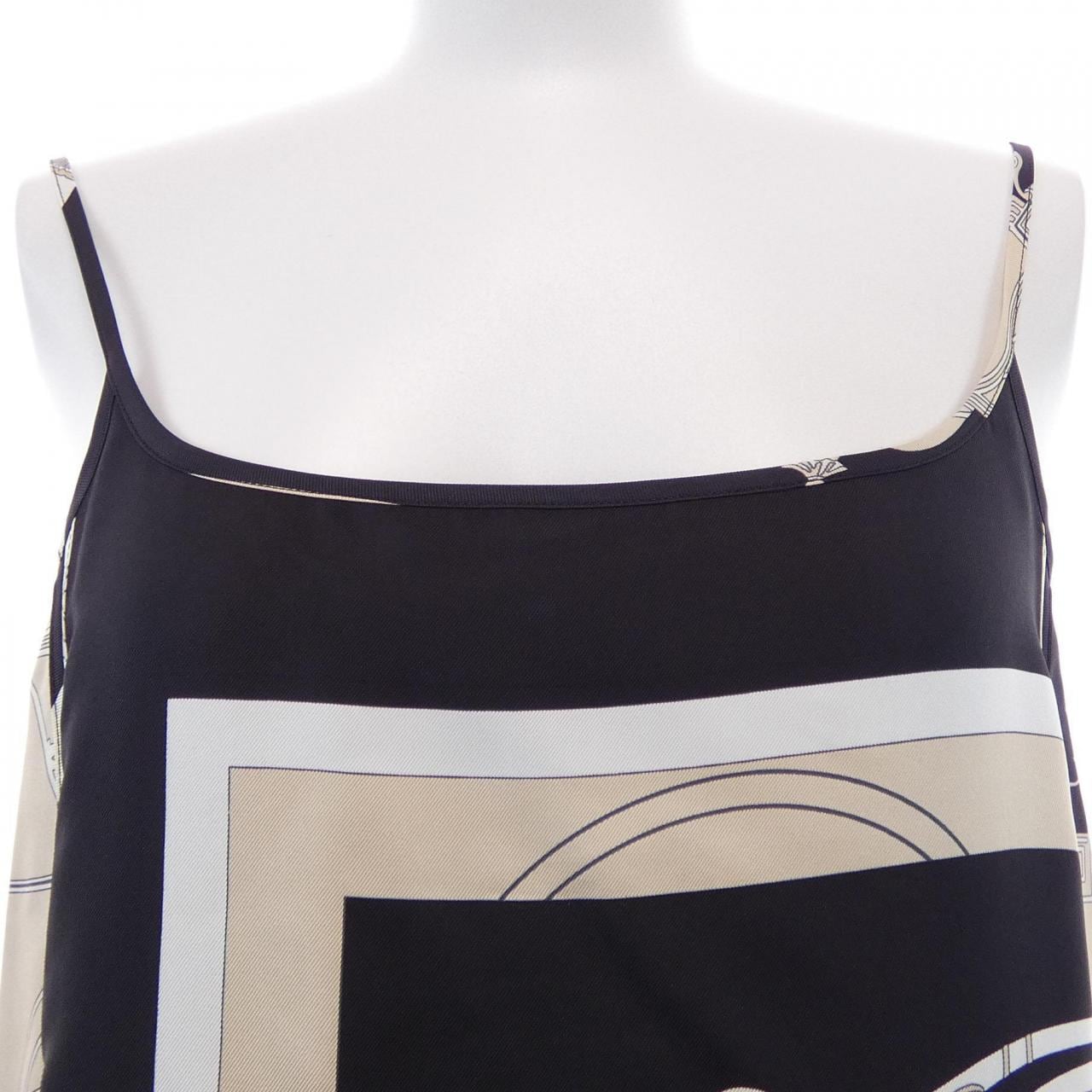 エルメス HERMES EX-LIBRIS 3E0521D7 ツイルレーヌ ワンピース