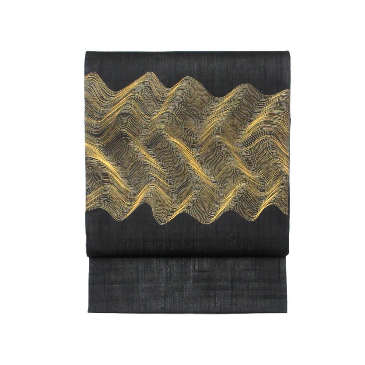 【未使用品】夏袋帯　紗紬織