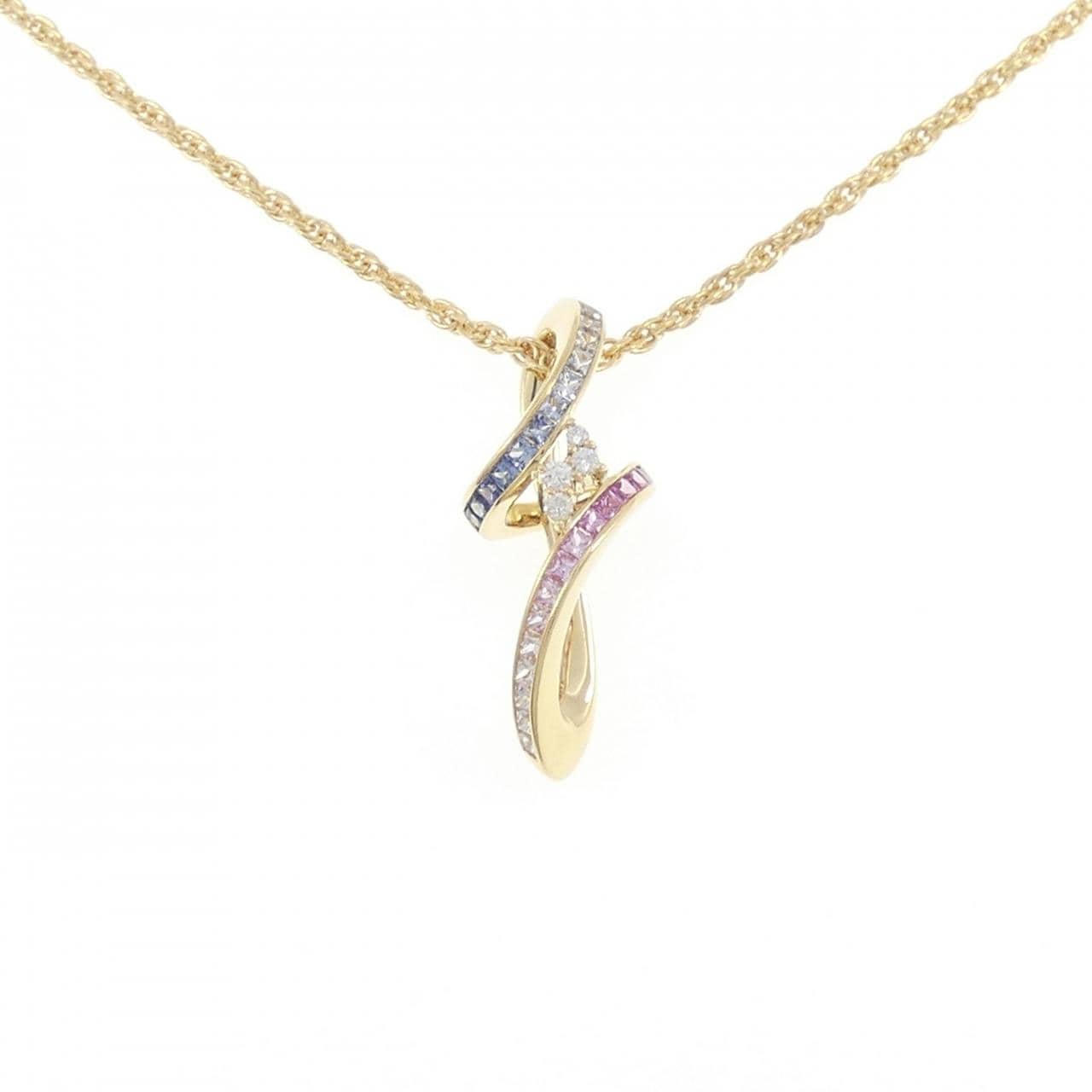 ジュネ サファイヤ ネックレス 1.38CT