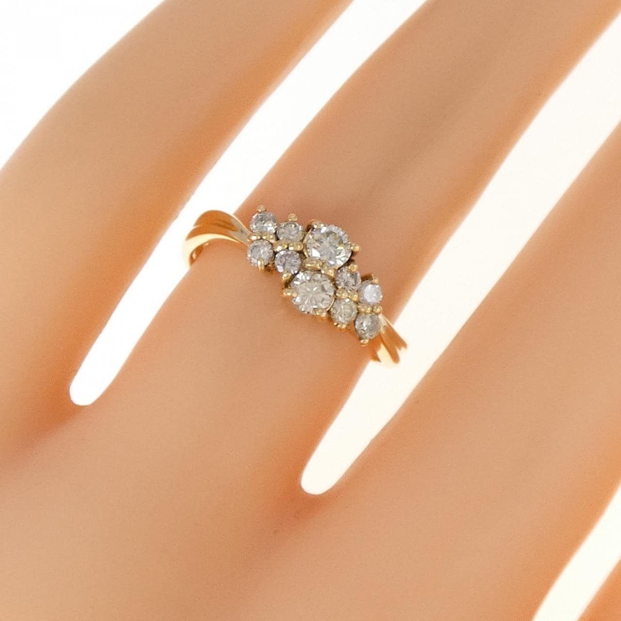K18YG ダイヤモンド リング 0.50CT