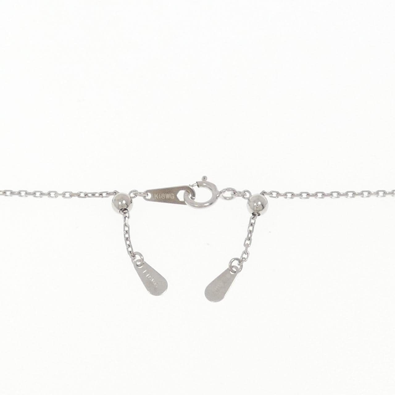 K18WG ダイヤモンド ネックレス 0.50CT