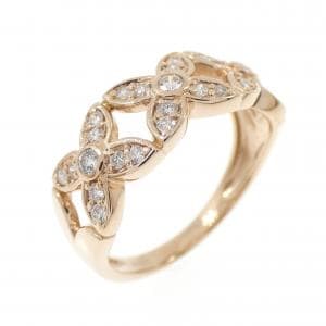 K18PG ダイヤモンド リング 0.34CT