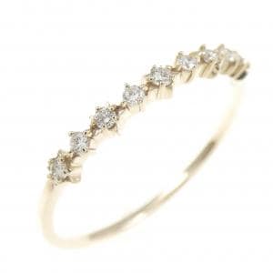 K10YG ダイヤモンド リング 0.09CT
