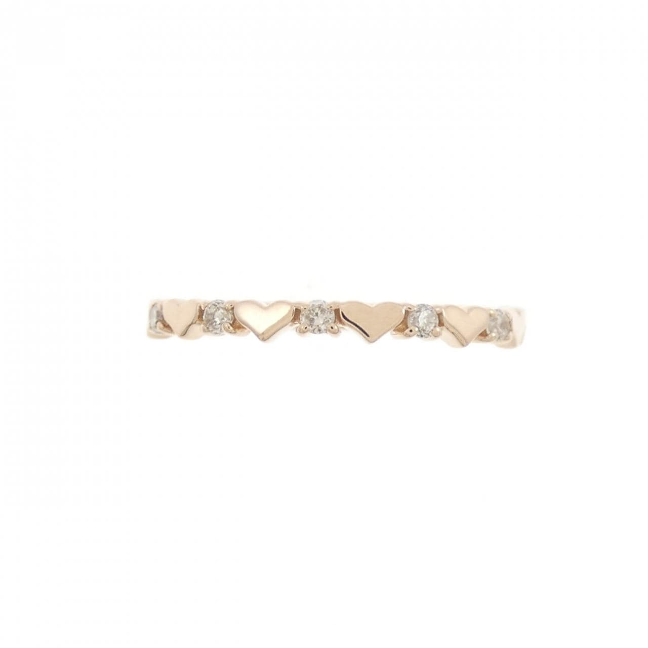サマンサティアラ ハート ダイヤモンド ピンキー リング 0.05CT