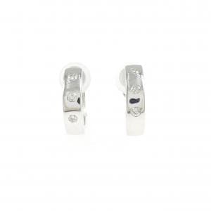 K18WG ダイヤモンド イヤリング 0.08CT