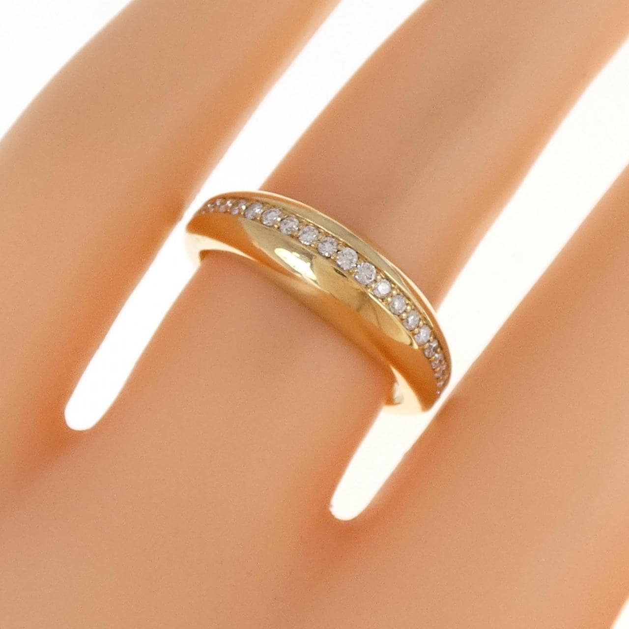 【新品】K18YG ダイヤモンド リング 0.27CT