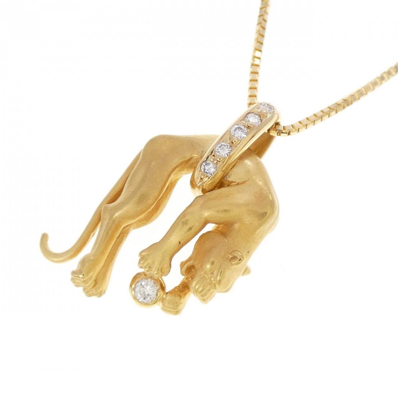 K21YG/K18YG ダイヤモンド ネックレス