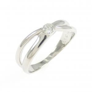 PT900 ソリティア ダイヤモンド リング 0.10CT