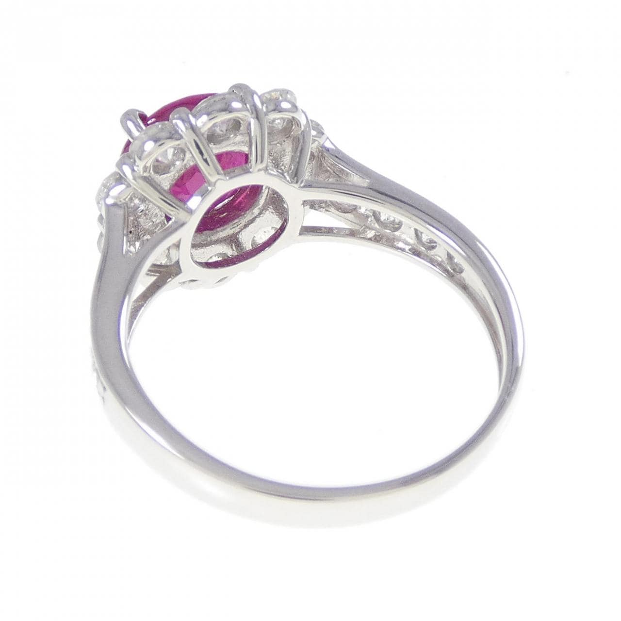 PT950 ルビー リング 2.01CT ビルマ産