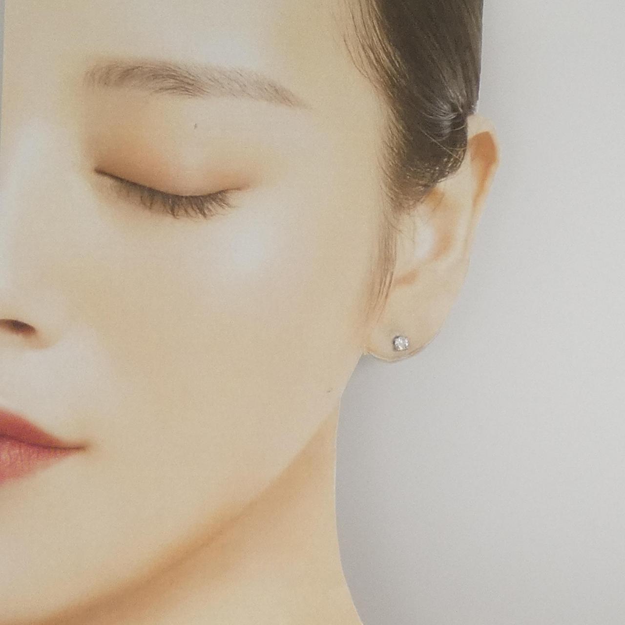 PT900 ダイヤモンド ピアス 0.30CT