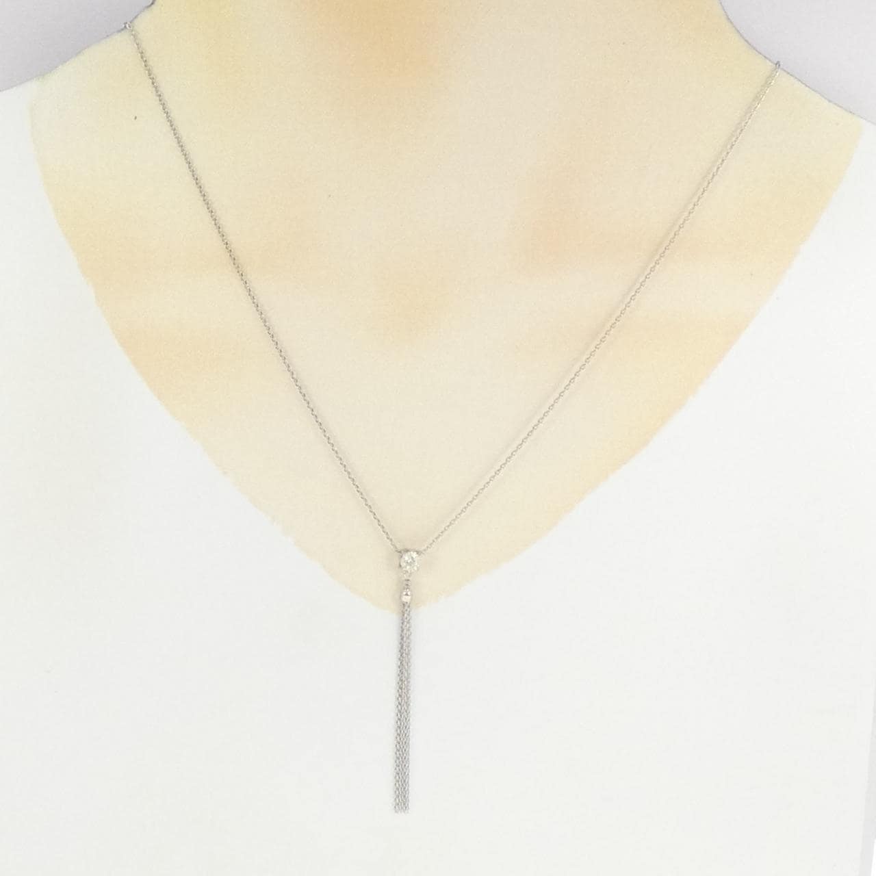 PT900/PT850 ダイヤモンド ネックレス 0.302CT