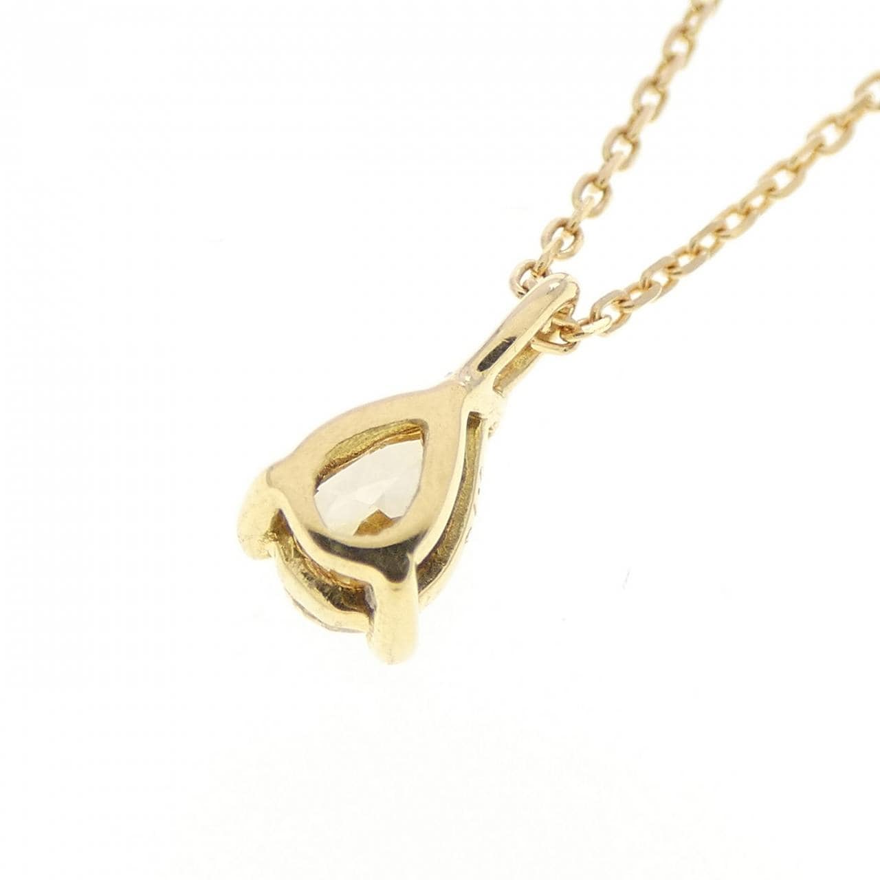 K18YG ダイヤモンド ネックレス 0.18CT
