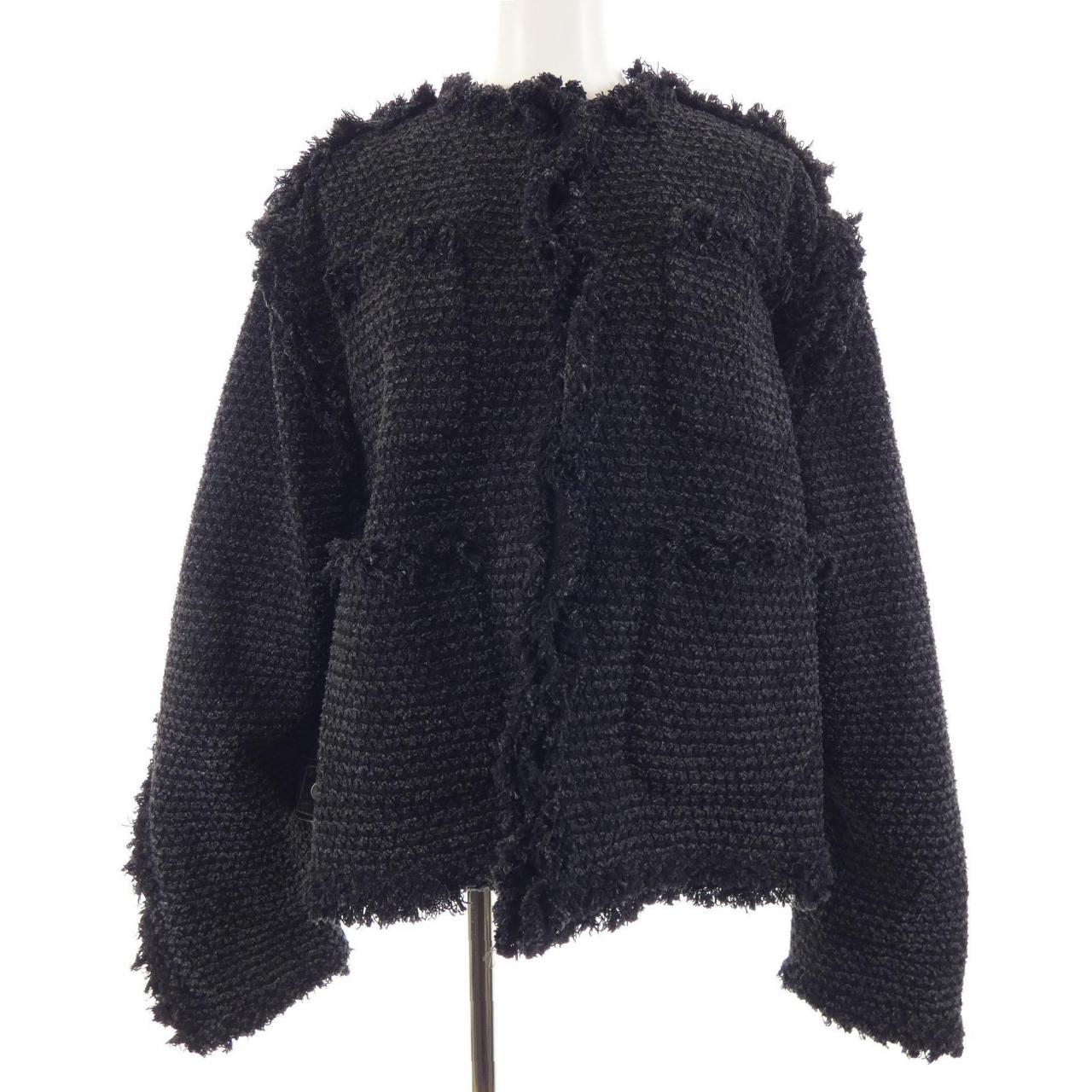 サカイ SACAI PUNCHING DENIM JACKET 25-07723 ノーカラージャケット