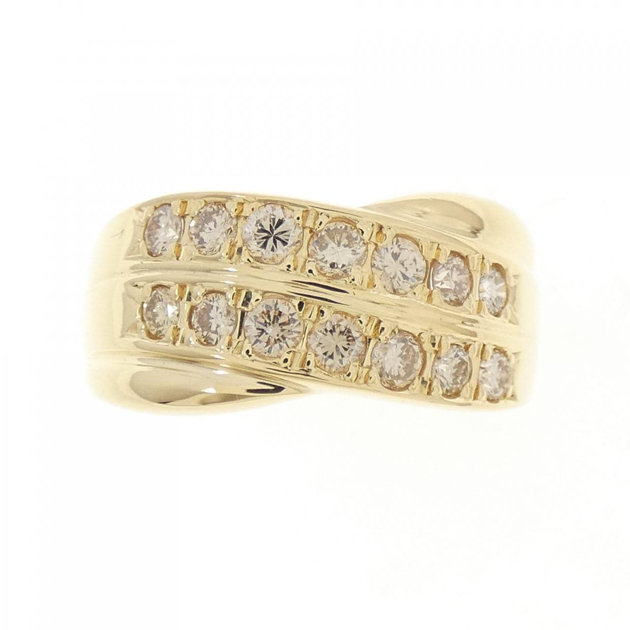 K18YG ダイヤモンド リング 0.50CT