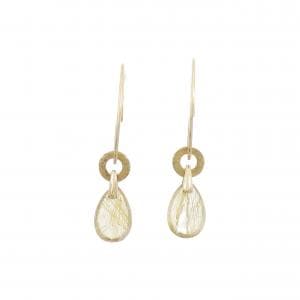 スタージュエリー ルチルクオーツ ピアス