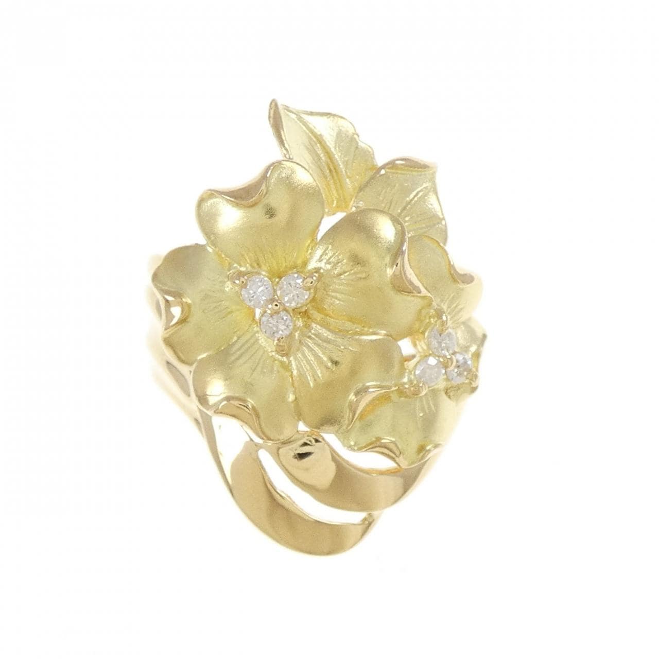 K18YG ダイヤモンド リング 0.10CT