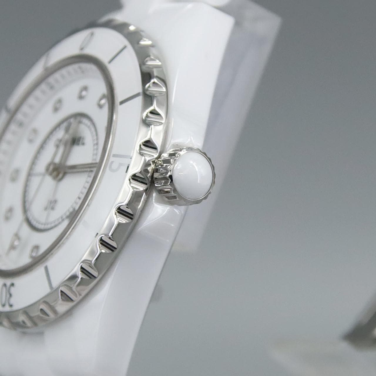 シャネル J12 33mmセラミック･12P H1628 セラミック クォーツ