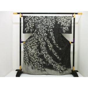 訪問着　絞り加工