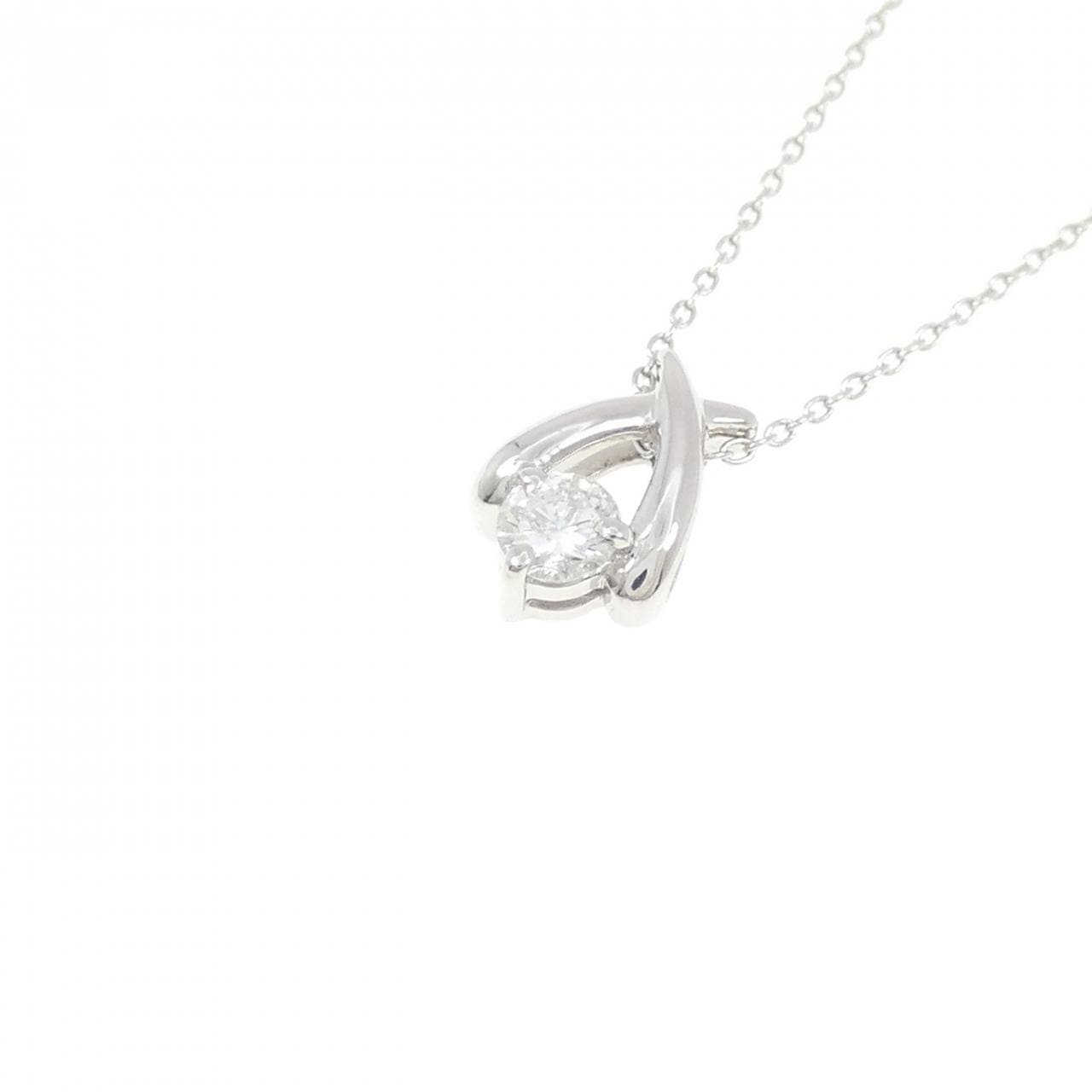 PT900/PT850 ダイヤモンド ネックレス 0.20CT