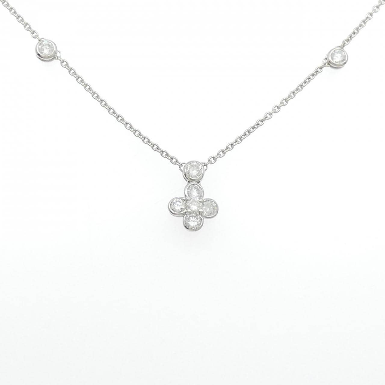 PT900/PT850 ダイヤモンド ネックレス 1.10CT