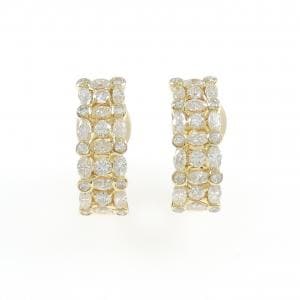 K18YG ダイヤモンド ピアス/イヤリング 2.30CT