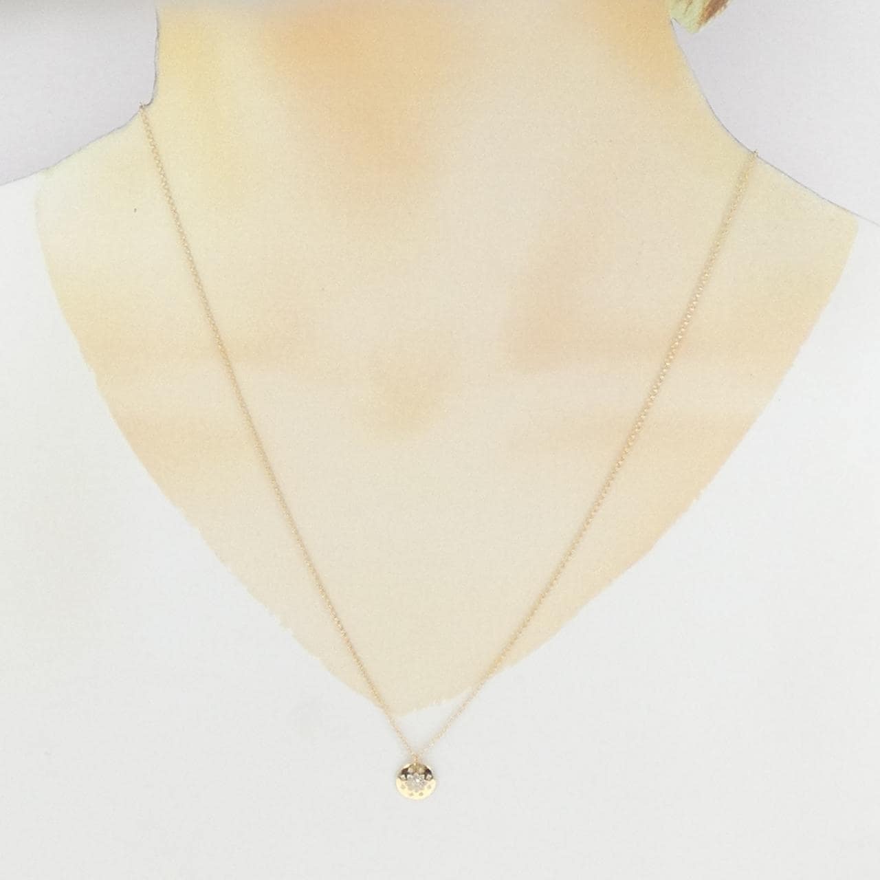 Agete鑽石項鍊 0.09CT