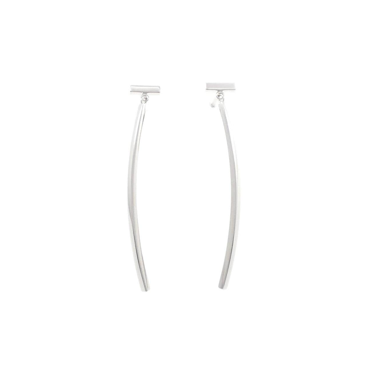 ティファニー Tワイヤー バー ピアス