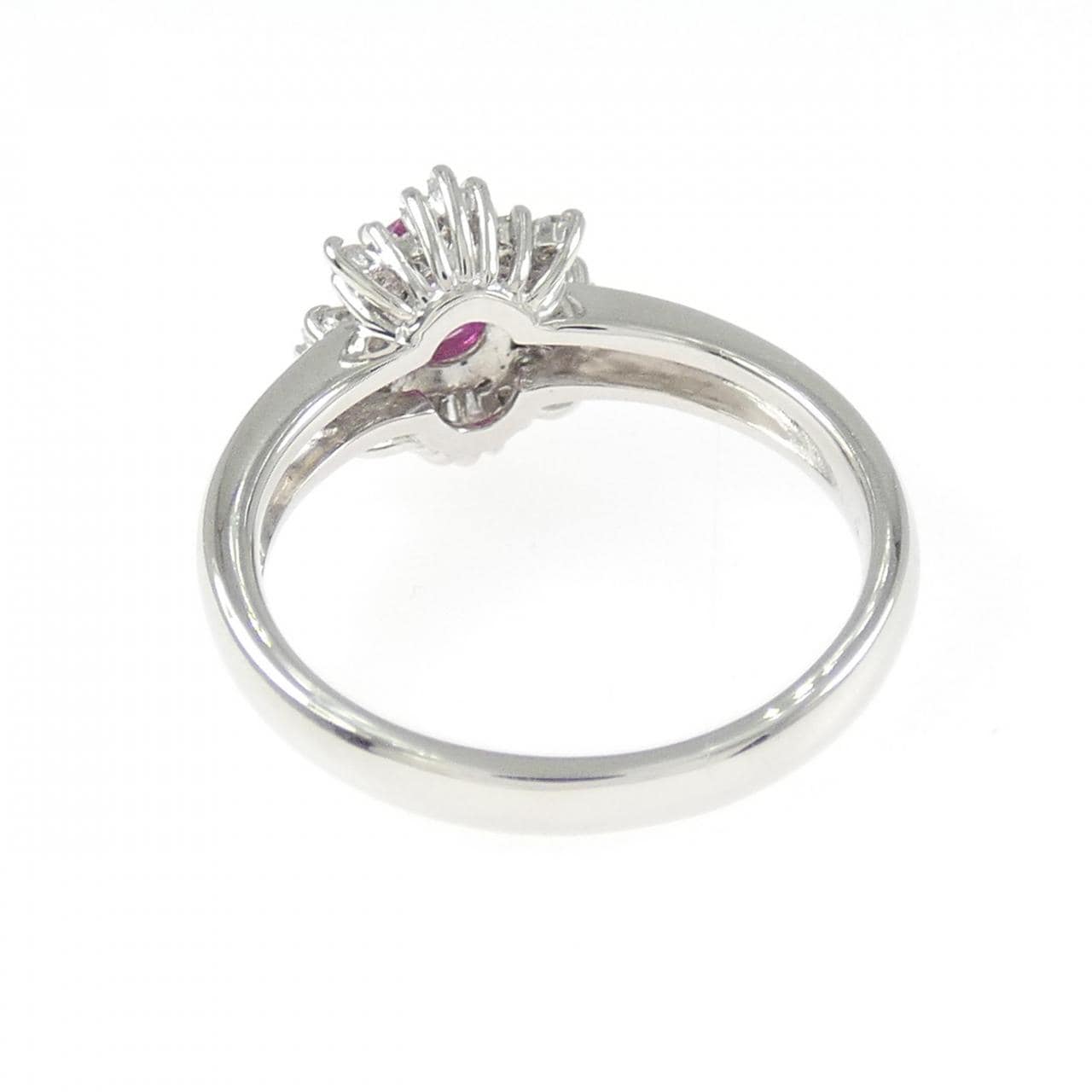 PT900 ルビー リング 0.46CT