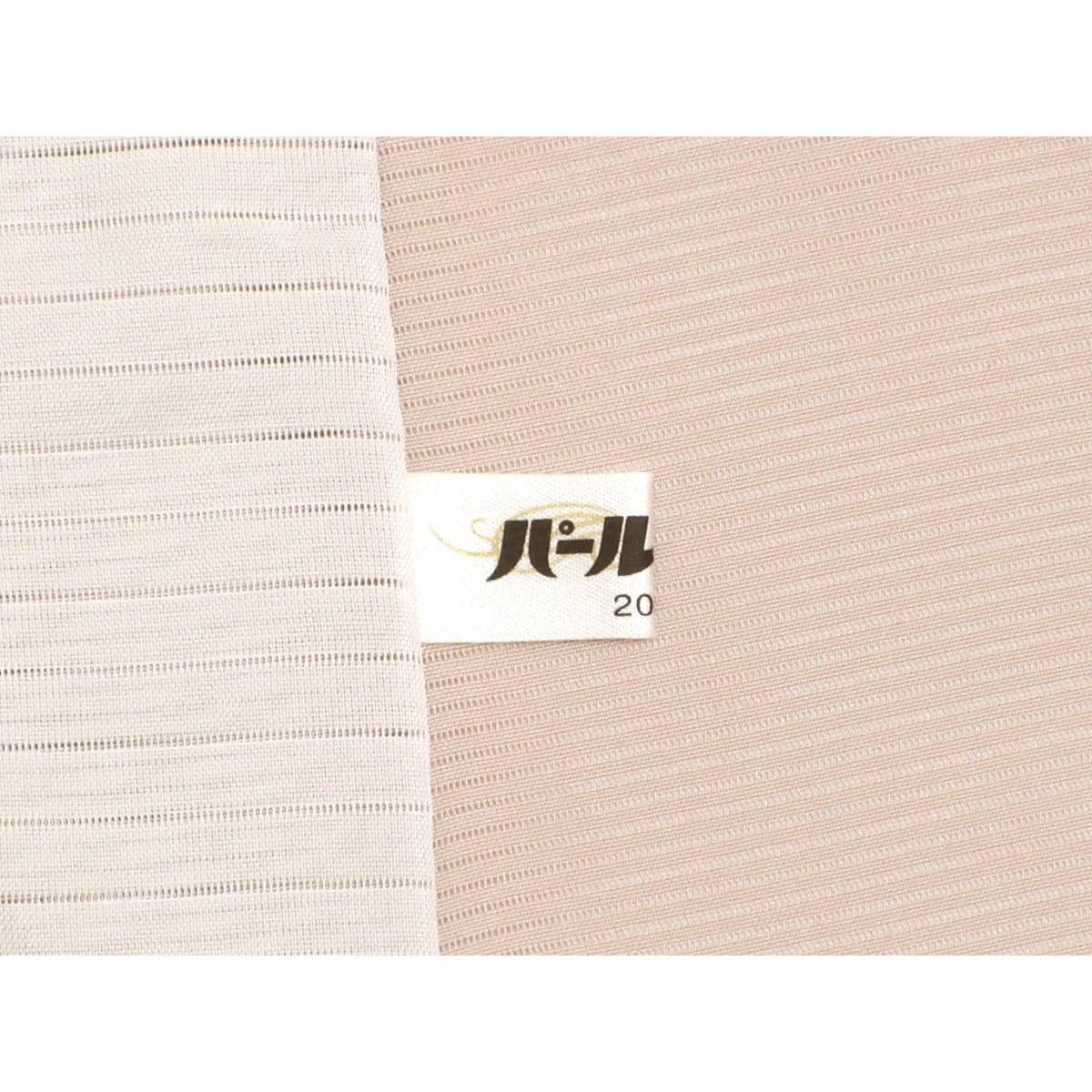 【未使用品】単衣　駒絽訪問着　刺繍加工　蔓柏