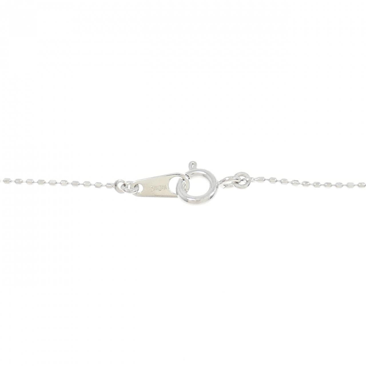 K18WG ダイヤモンド ネックレス 0.06CT